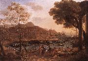 Claude Lorrain Harbour Scene with Grieving Heliades dfg oil painting picture wholesale